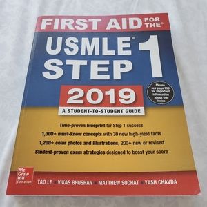 BRAND NEW First Aid for the USMLE Step 1 2019 Ed.